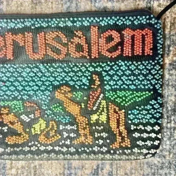 Beaded Jerusalem Crossbody Shoulder Bag - Picture 7 of 9